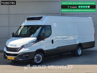 Iveco Daily 35C14 Koelwagen L4H2 Vriezer Thermo King Xarios 350 230V Stekker Dubbellucht 3,5t Trekgewicht Airco Cruise Parkeersensoren Euro6 Koel Koeler Kühl Kühler Kühlwagen Frigo L4 Long 13m3 Airco Cruise control