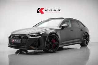 Hoofdafbeelding Audi RS6 Audi RS6 Avant TFSI quattro |Pano|Dynamic+|B&O|Keramisch|Satin Black|HUD|Memory|Ambient|