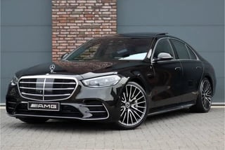 Mercedes-Benz S-Klasse 580 e AMG Line Aut9 | Airmatic | Distronic+ | Zonweringspakket | Entertainment Achter | 3D-Display | Verwarmd Stuurwiel | Vlakkenverwarming | Burmester | Massage | Rijassistentiepakket+ |