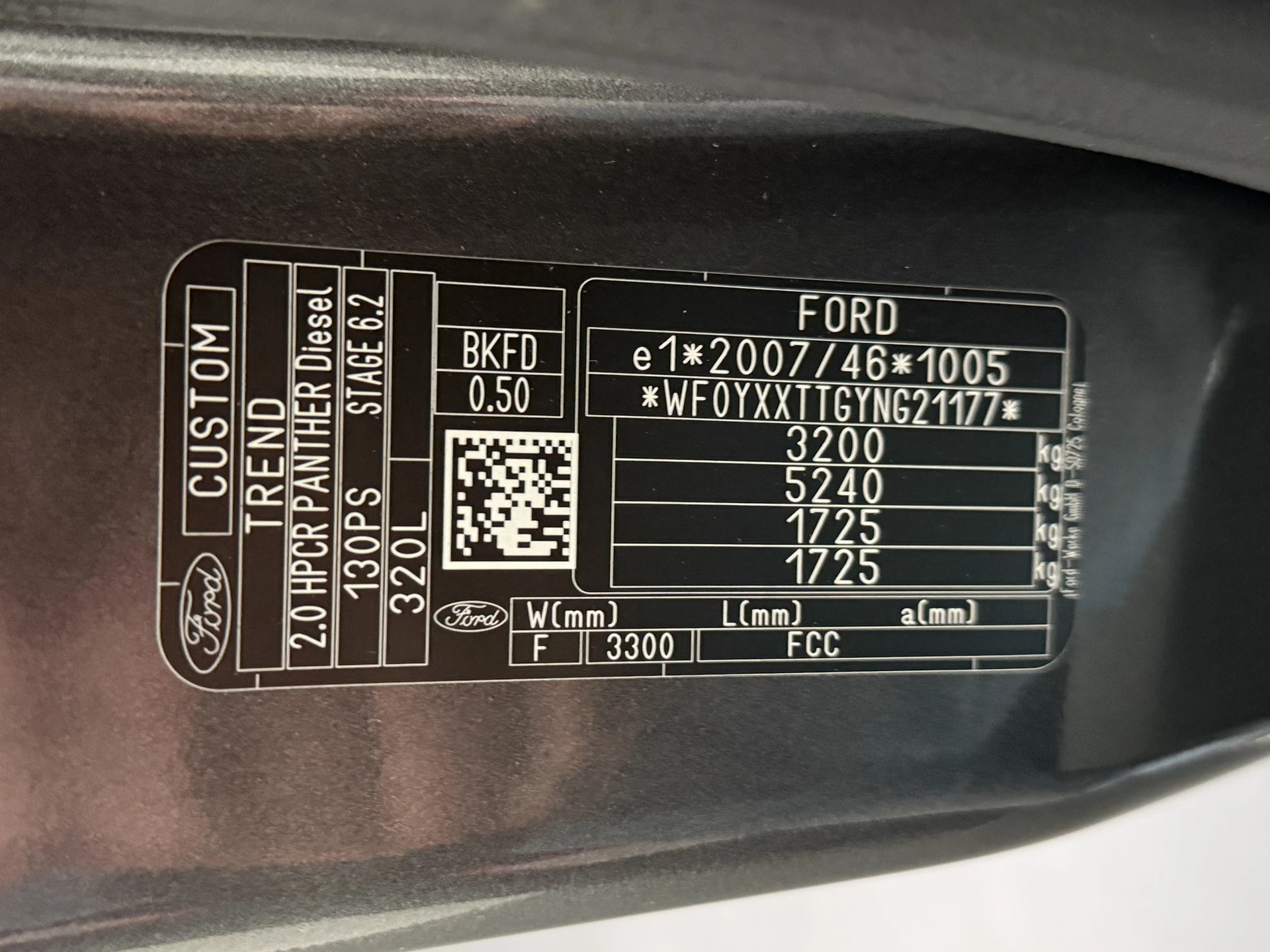 Hoofdafbeelding Ford Transit Custom