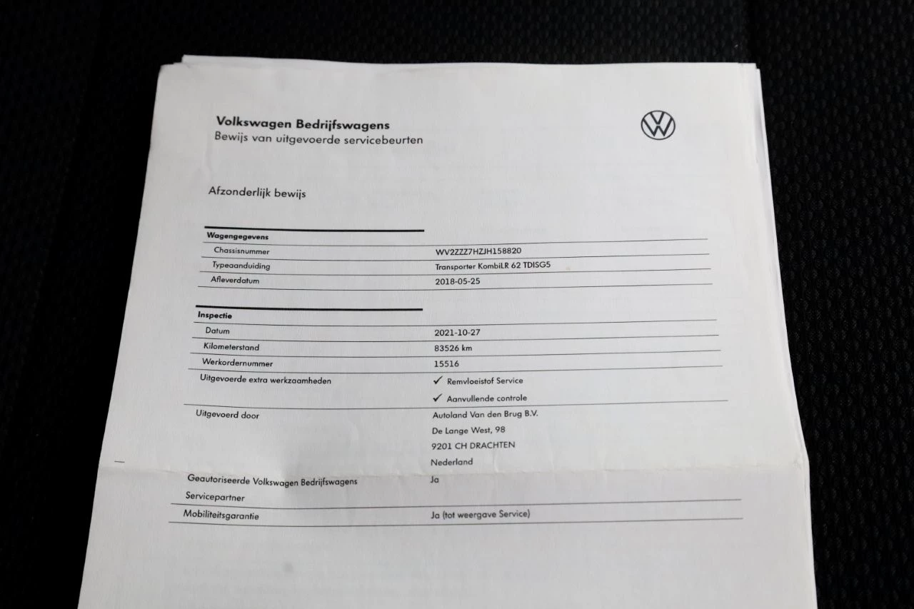 Hoofdafbeelding Volkswagen Transporter