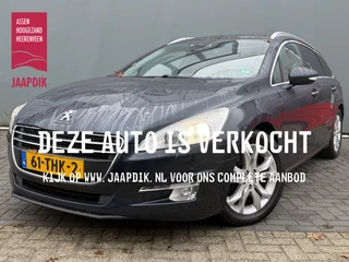 Hoofdafbeelding Peugeot 508 Peugeot 508 SW BWJ 2012 1.6 THP 157 PK Blue Lease Premium TREKHAAK | PANORAMADAK | NAVI | CLIMA | CRUISE | HALF LEDER | HEAD-UP DISPLAY | LMV | PDC