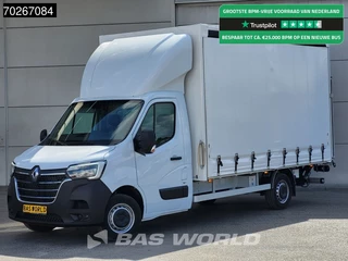 Renault Master 165PK NEU! LBW Zeilenwagen Klima Tempomat Koffer Zeilen 21m3 Airco Cruise control