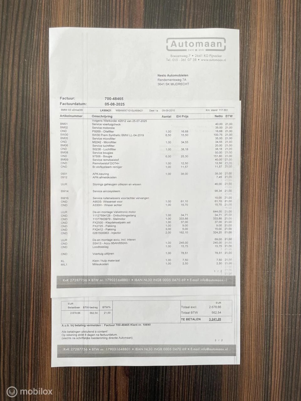 Hoofdafbeelding BMW X3