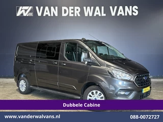 Ford Transit Custom 2.0 TDCI 170pk L2H1 Dubbele Cabine Euro6 Airco | 6-Zits | 2x zijdeur | Apple Carplay | LED | LM Velgen | Cruisecontrol Android Auto, Stoelverwarming, Verwarmde voorruit, Parkeersensoren, Sidebars