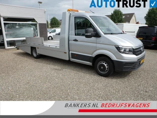 Volkswagen Crafter 2.0TDI 180PK, Dubbel Lucht, Airco, Tijhof opbouw, Oprijauto, Autotransporter luchtvering lier zwaaibalk