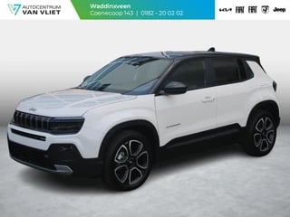 Hoofdafbeelding Jeep Avenger Jeep Avenger 1.2 Altitude | Uit voorraad leverbaar | Navi | Clima | Adapt. Cruise | 18" | Keyless | Camera | Apple Carplay | Winter Pack | LED | Bicolore