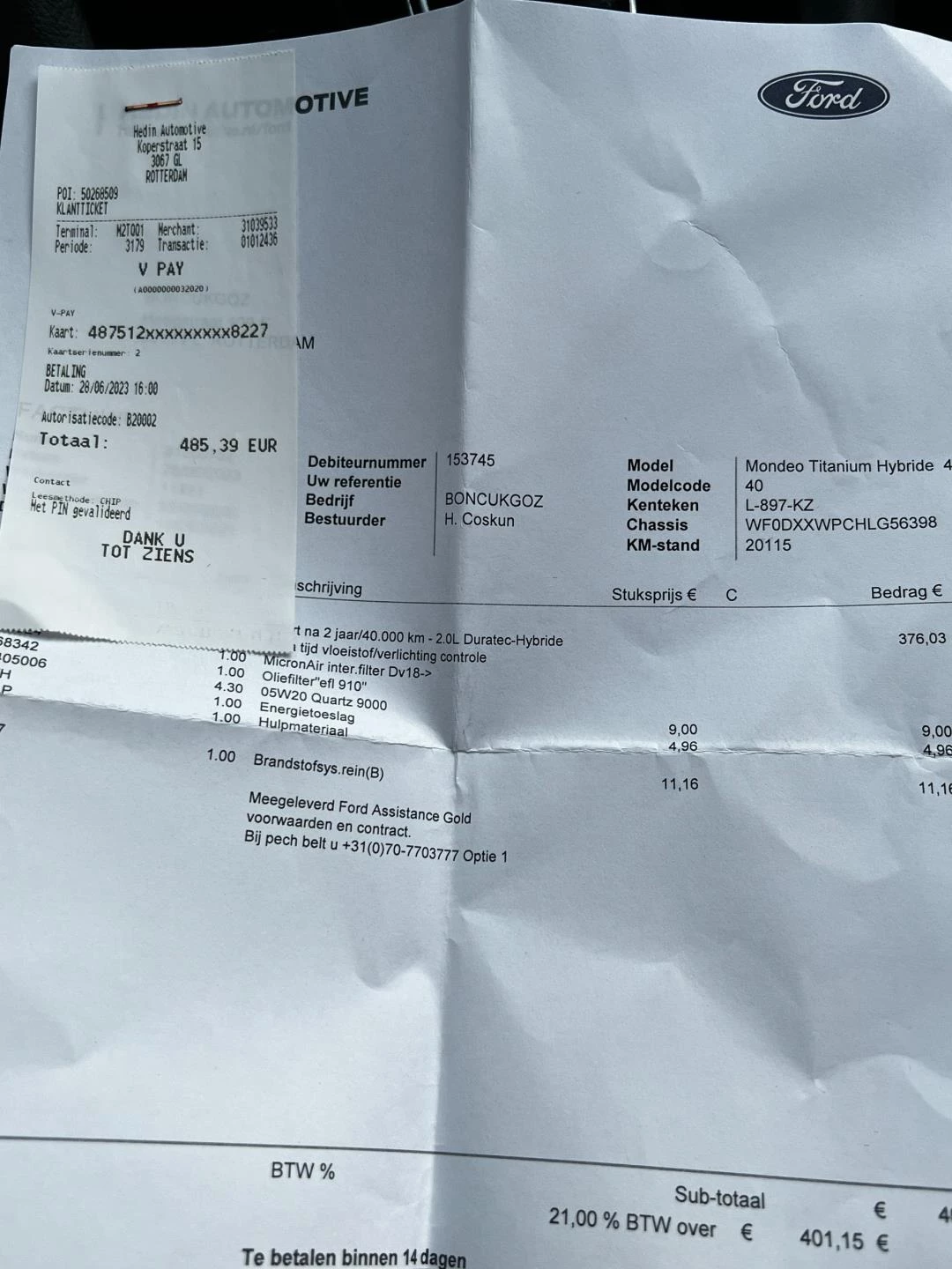 Hoofdafbeelding Ford Mondeo