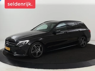 Mercedes-Benz C-klasse 200 AMG Night | Leder | Stoelverwarming |  Full LED | Park Assist | Navigatie | Climate control | Cruise control | Bluetooth