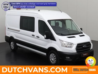 Hoofdafbeelding Ford Transit Ford Transit 2.0TDCI 130PK L2H2 Dubbele Cabine | 7-Persoons | Leder | Navigatie | Camera | Airco | Cruise | Trekhaak
