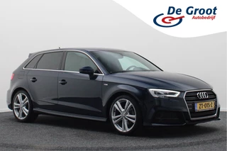 Audi A3 Sportback 35 TFSI CoD Sport S Line Edition Leer/Stof, Climate, Cruise, Navigatie, Bluetooth, LED, Premium Sound, 18''