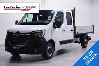 Renault Master 2.3 dCi 165 pk Kipper Dubbel Cabine va 479,- p/mnd Airco, Cruise Control, 6-Zits, Nieuw, Direct Leverbaar