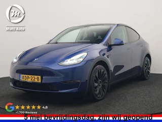 Tesla Model Y Long Range AWD 75 kWh 441pk | Full Self-Driving Capability | Panodak | Adaptive Cruise | Lederen Sportstoelen Memory & Verwarmd | Camera | Navigatie |