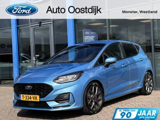 Ford Fiesta 1.0 EcoBoost Hybrid ST-Line 125PK Cruise Carplay-Navi Climate Parkeersensoren Achter 17'' Velgen Privacy Glass *Sportief*
