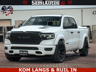 Dodge Ram 1500 Limited Night | 5.7 V8 Hemi Full Option | LPG | Comfortabele Dubbele Cabine met Royale 5 Zitplaatsen | De Meest Luxe en Volle Pick-Up in zijn Klasse | BPM vrij | Nu Leverbaar uit Voorraad | Voorraad Nr v45lp