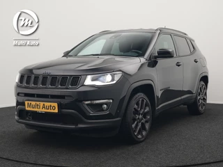 Hoofdafbeelding Jeep Compass Jeep Compass 4xe 240 Electric S Plug In Hybrid 240pk Dealer O.H PHEV | Lederen Sportstoelen Memory & Verwarmd | Camera | Navigatie | Blis | Keyless | Stuur Verwarmd | Cruise Control | DAB |