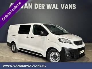 Peugeot Expert 2.0 BlueHDI 123pk L3H1 Dubbele cabine Euro6 Airco | 2x Zijdeur | Navigatie | 6 Zits 2500kg Trekhaak, Parkeersensoren, Apple Carplay, Android Auto, Cruisecontrol