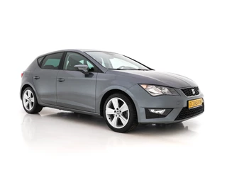 SEAT Leon 2.0 TDI FR Connect Aut. *LEATHER-MICROFIBRE | NAVI-FULLMAP | SPORT-SEATS | SEAT-SOUND | AMBIENT-LIGHT |  ECC | SHIFT-PADDLES | PDC | CRUISE | 17''ALU*