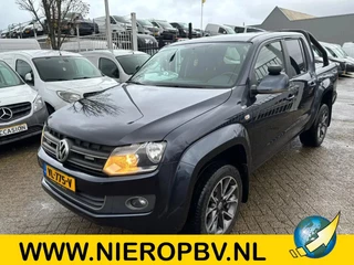 Volkswagen Amarok dubb.cab 4x4 automaat airco navi 3200kg trekhaak MARGE auto, geen btw