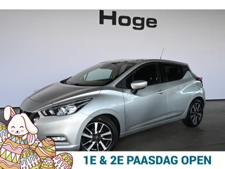 Hoofdafbeelding Nissan Micra Nissan Micra 1.0 IG-T N-Connecta Clima Navigatie LED Goed Onderhouden! Inruil Mogelijk!