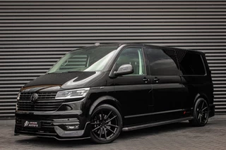 Volkswagen Transporter 2.0 TDI L2H1 204PK BULLI DC DUBBEL CABINE / LEIGHTONVANS BODYKIT / FULL OPTIONS / LEDER / FULL BLACK /APPLE