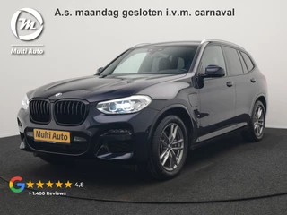 BMW X3 xDrive30e M Sport Plug In Hybrid 293pk Dealer O.H. PHEV | Head Up | 360 Camera | Lederen Sportstoelen Verwarmd | Sfeerverlichting | Keyless | Blis | Virtual | Navigatie | DAB | Cruise Control | Carbon Schwarz Metallic |