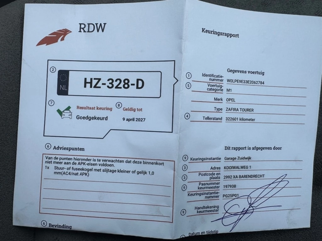 Hoofdafbeelding Opel Zafira