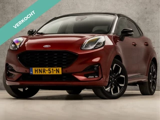 Ford Puma 1.0 EcoBoost Hybrid ST-Line X First Edition (VIRTUAL COCKPIT, APPLE CARPLAY, GROOT NAVI, LEDER, STUUR/STOELVERWARMING, SPORTSTOELEN, CAMERA, GETINT GLAS, ADAPTIVE CRUISE, LED KOPLAMPEN, NIEUWE APK, NIEUWSTAAT)