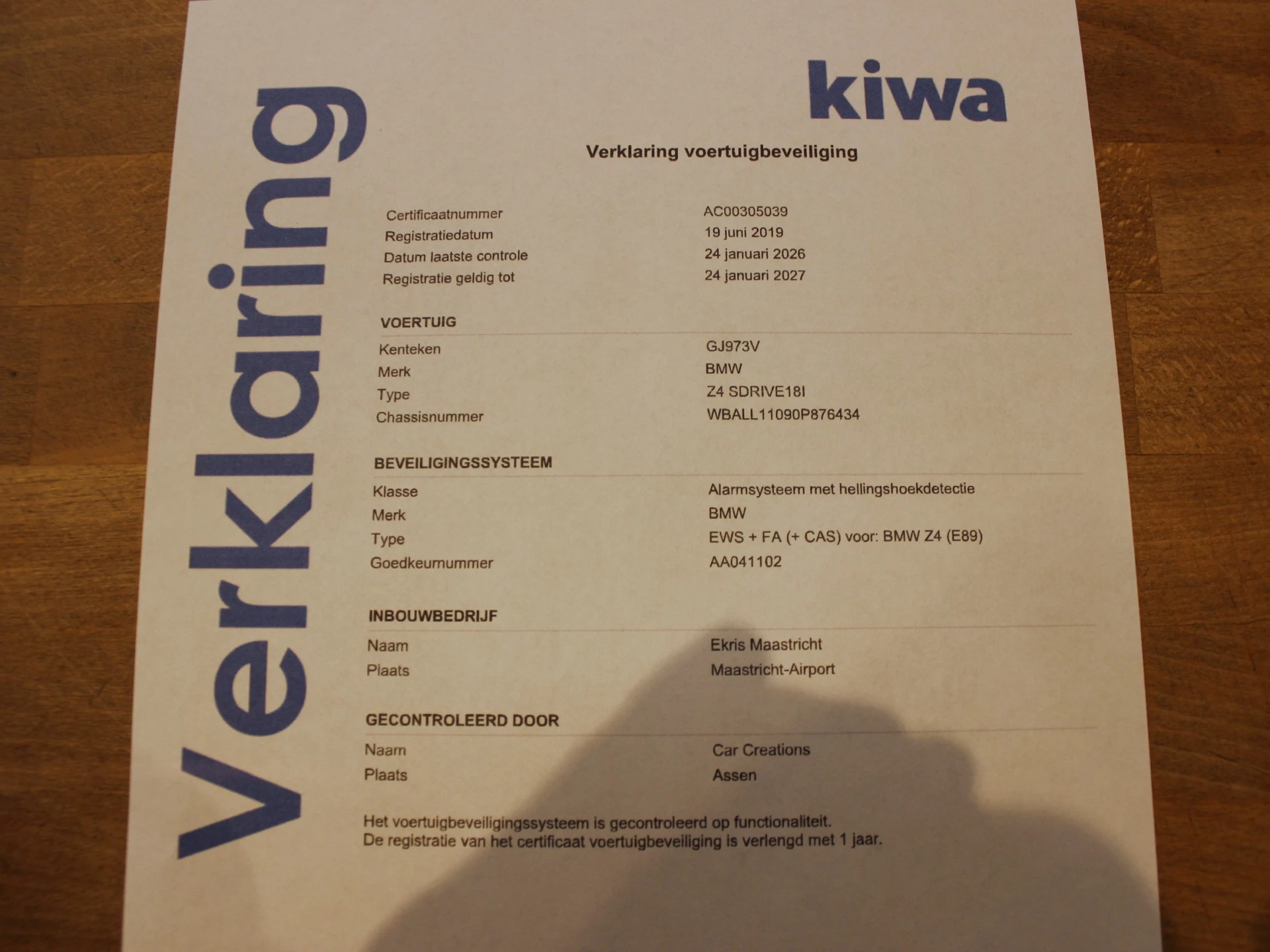 Hoofdafbeelding BMW Z4