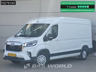 Maxus eDELIVER 9 204pk Elektrisch L3H2 WLTP 398km 89kWh Snelladen LED ACC Airco Cruise Camera Parkeersensoren L3 10m3 Airco