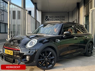 MINI Cooper Mini 1.5 John Cooper Works Pack | AUTOMAAT | LEDER | SCHUIF/KANTELDAK | CARPLAY/ANDROID | NAVI | CRUISE CONTROL | PDC V+A | CLIMATE CONTROL | LMV 18'' | KEYLESS | BLUETOOTH