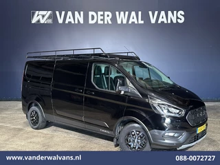 Ford Transit Custom 2.0 TDCI 131pk L2H1 Trail Edition Euro6 Airco | Imperiaal | Camera | Navigatie | 2800kg Trekhaak | LED Apple Carplay, Cruisecontrol, Stoelverwarming, Verwarmde voorruit, Leder, LM velgen, Parkeersensoren, Bijrijdersbank