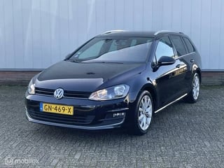 Volkswagen Golf Variant 1.2 TSI Highline 1e eig | Org NL Auto | Leder | Zwarte hemel | Navi/DAB | Camera | 17 inch LMV |