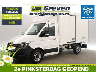 Volkswagen Crafter 35 2.0 TDI 177PK Koelwagen Bakwagen Zijdeur Airco Koelauto 3 Persoons Laadbak Achterdeuren Elektrpakket