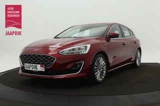 Ford Focus BWJ 2019 / 1.0 EcoB 126PK Vignale / Leer / Clima / Full LED / Ad. Cruise / Navi / Stoelverw / Voorruit verw / Stuurwiel verw /