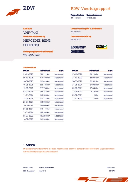 Hoofdafbeelding Mercedes-Benz Sprinter