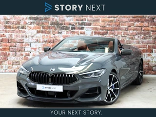 BMW 8 Serie M850i xDrive High Executive M Sport Pakket Automaat / Live Cockpit Professional / Individual Leder Merino / Driving Assistant / Carbon Exterieur / Active Steering / Laserlight / M Sportremsysteem / Active Cruise Control met Stop en Go-functie / M Sportdifferentieel / Shadow Line / Achteruitrijcamera / Harman Kardon