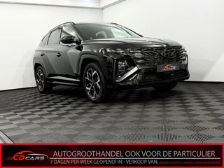 Hoofdafbeelding Hyundai Tucson Hyundai Tucson 1.6 T-GDI PHEV N Line Sky Plug-in 360 Camera, Navi, Head-up display, Memory stoelen, Keyless start, Elektrische achterklep, Stoelverwarming, 5 jaar