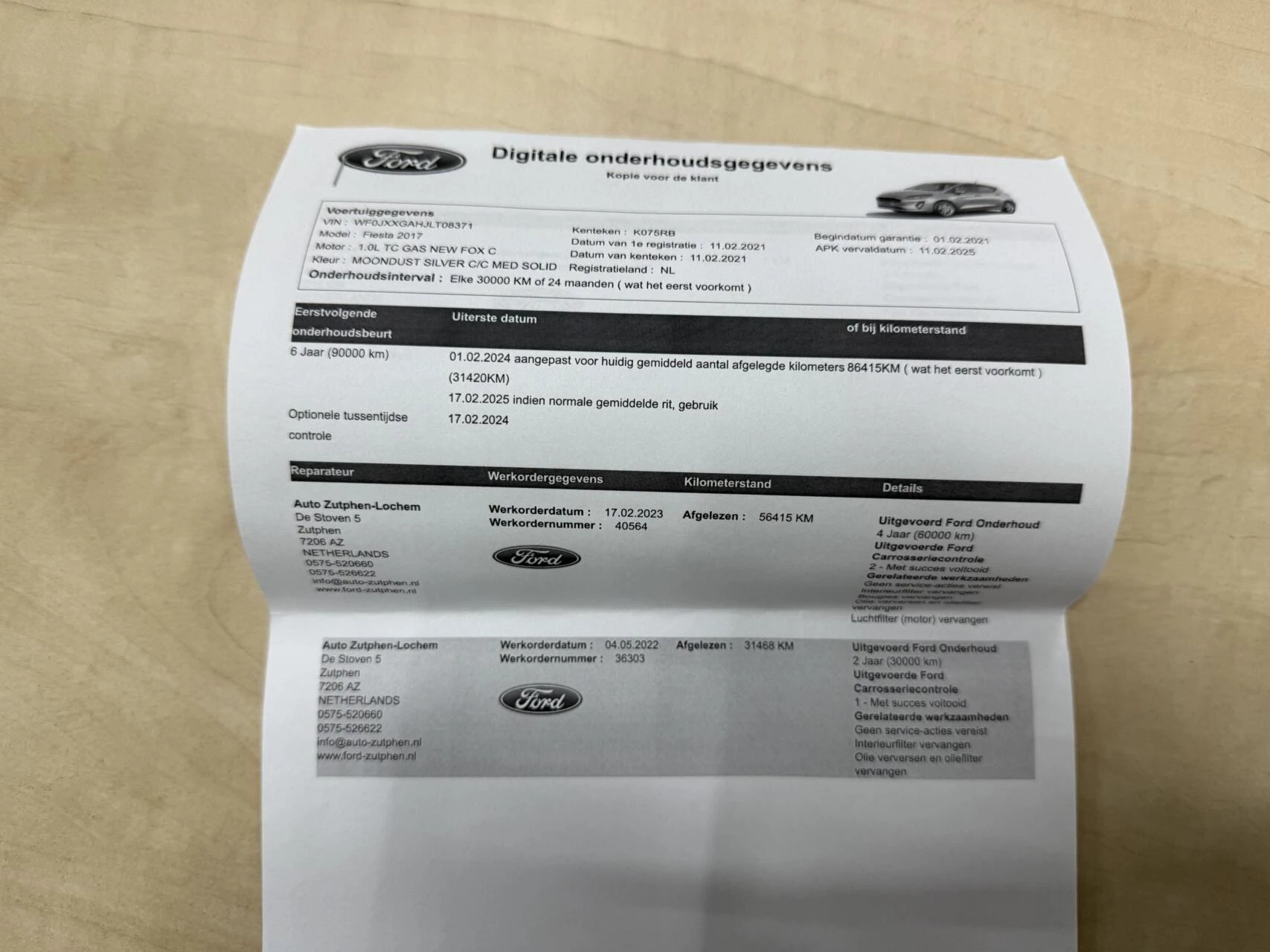 Hoofdafbeelding Ford Fiesta