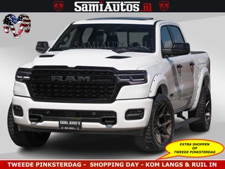 Dodge Ram Pick-Up Limited Night High Output 540HP 706Nm | Massage + Full Option | De Meest Luxe en Volle in zijn Klasse | Comfortabele Dubbele Cabine met Royale 5 Zitplaatsen | BPM vrij | Nu Leverbaar uit Voorraad | Voorraad Nr 2351 - 7478