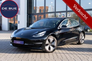 Hoofdafbeelding Tesla Model 3 Tesla Model 3 Long Range AWD 75 kWh|1 Eig|AutoPilot|Trekhaak|Panoramadak|Org NL|SOH 92|Leder|LED|Stoelverw. 5x|All-Season