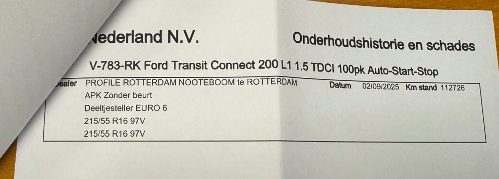 Hoofdafbeelding Ford Transit Connect
