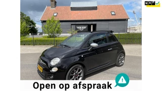 Hoofdafbeelding Fiat 500C Fiat 500 C 0.9 TwinAir SPORT S CARBRIO AIRCO NAVIGATIE LEER LM-VELGEN