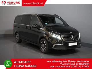 Mercedes-Benz EQV 300 L2 360 km WLTP/ € 53.777,- incl. BTW Avantgarde/ Distronic/ Burmester/ 7pers/ Leder/ 10" MBUX