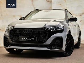 Audi Q8 60 TFSI e Quattro Pro Line S Competition, MJ2024, Nardogrijs (Audi Exclusive), pano, 4W-best, B&O, OLED, S sportstoelen, Laserlicht, tr.haak, 23", NP172k