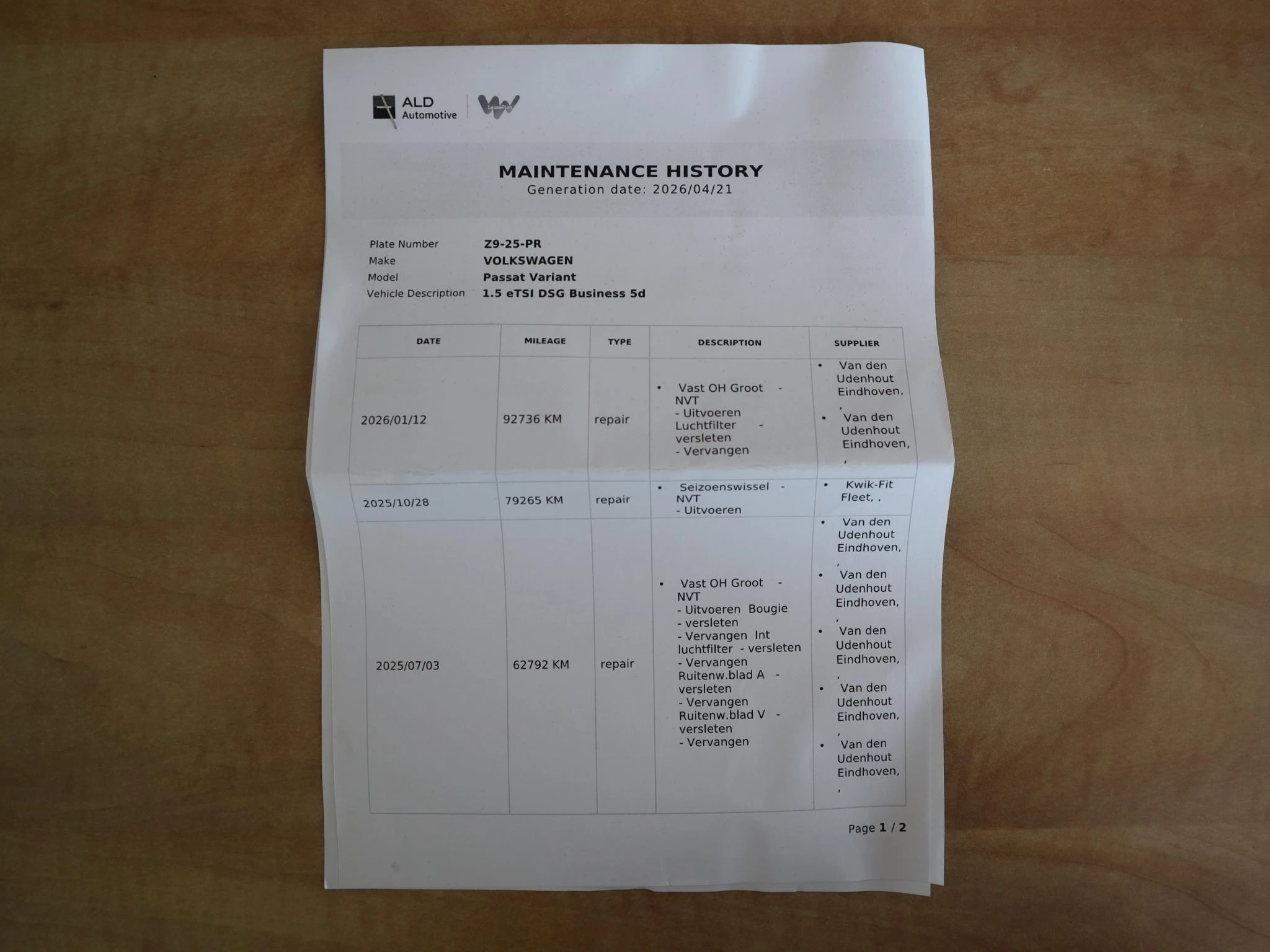 Hoofdafbeelding Volkswagen Passat