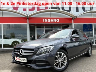 Mercedes-Benz C-Klasse C180 CGI 155PK AUT. LED LEER SCHUIFDAK NAVI AIRCO LMV PDC