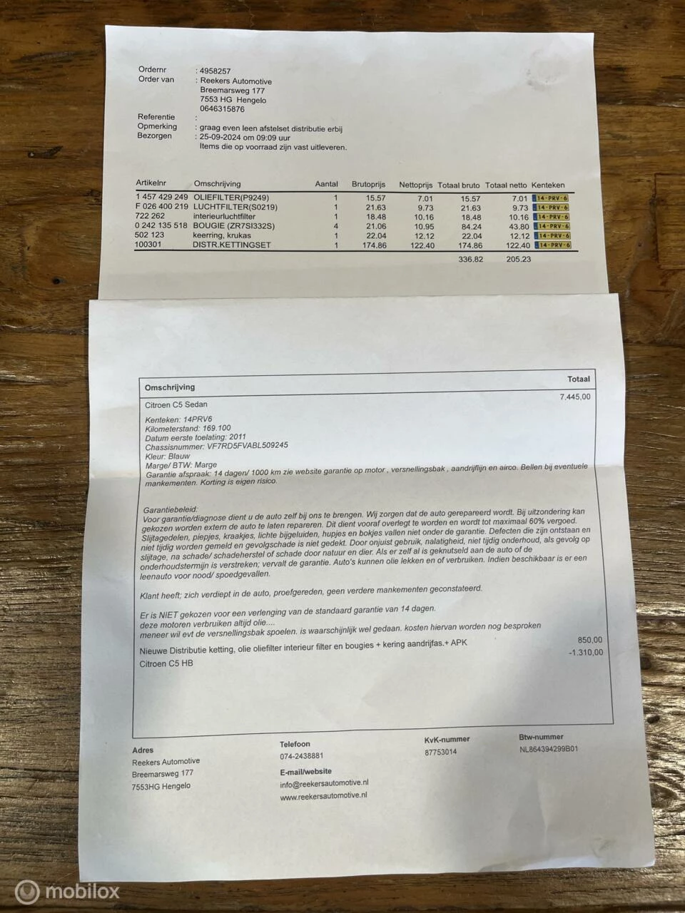 Hoofdafbeelding Citroën C5