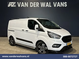 Ford Transit Custom 2.0 TDCI L1H1 Sport Raptor Grill Euro6 Airco | Navigatie | LM Velgen | LED | Cruisecontrol | 2400kg Trekhaak Android Auto, Verwarmde voorruit, Parkeersensoren, Sidebars, Dakdragers, Bijrijdersbank
