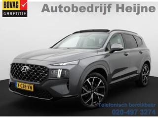 Hoofdafbeelding Hyundai Santa Fe Hyundai Santa Fe 1.6 T-GDI PHEV 266PK PREMIUM LEDER/360CAMERA/NAVI/PANORAMADAK/STOELVENT.